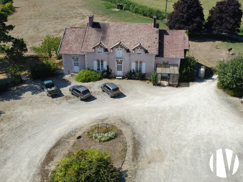 CHER – 150ha en Champagne Berrichonne avec joli corps de ferme - 