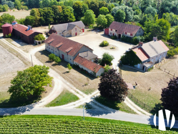 CHER – 150ha en Champagne Berrichonne avec joli corps de ferme